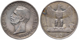 Regno d'Italia - Vittorio Emanuele III (1900-1943) 5 Lire "Aquilotto" 1927 - Lustro - Ag

n.a.

Note: Shipping only in Italy