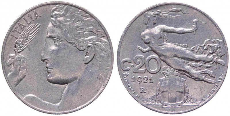 Regno d'Italia - Vittorio Emanuele III (1900-1943) 20 Centesimi "Libertà Librata...