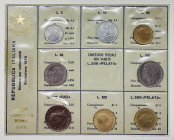 Repubblica Italiana - Monetazione in Lire (1946-2001) Serie 8 valori 1979 - In confezione speciale con Varietà della 200 Lire "Testa Pelata"

FDC
...