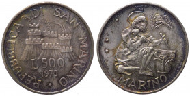 San Marino - Nuova monetazione (dal 1972) 500 Lire 1975 - "Scultore" - KM#48 - Ag - Patina

FDC

Note: Worldwide shipping