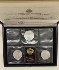 San Marino - Nuova Monetazione (dal 1972) Trittico composto da n.2 esemplari da 500 Lire 1981 e 1000 Lire 1981 - Commemorative del Bimillenario della ...