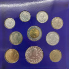 Repubblica di San Marino - Nuova Monetazione (dal 1972) Serie 1996 composta da 10 Valori comprensivo del 1000 Lire in Ag - In Folder

FDC

Note: W...