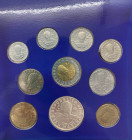 Repubblica di San Marino - Nuova Monetazione (dal 1972) Serie 1997 composta da 10 Valori comprensivo del 1000 Lire in Ag - In Folder

FDC

Note: W...