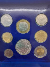 Repubblica di San Marino - Nuova Monetazione (dal 1972) Serie 2000 composta da 8 Valori comprensivo del 5000 Lire in Ag - In Folder

FDC

Note: Wo...