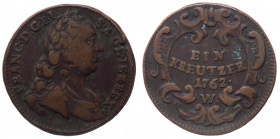 Austria - Francesco I di Lorena (1745-1765) - kreutzer - 1762 - zecca di Vienna - KM# 2007 - Cu

mBB

Note: Shipping only in Italy