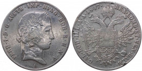 Austria - Impero Austriaco (1806 - 1857) 1 Tallero 1847 - KM#2240 - Ag

MB+

Note: Shipping only in Italy
