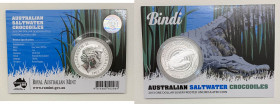 Australia - Elisabetta II (Dal 1952) 1 Dollaro (1 Oncia) 2013 "Saltwater Crocodiles Bindi" - KM#2013 - Ag - In Folder

FDC

Note: Worldwide shippi...