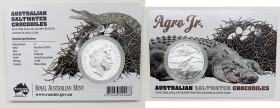 Australia - Elisabetta II (Dal 1952) 1 Dollaro (1 Oncia) 2015 "Saltwater Crocodiles Agro Junior" - UC#425 - Ag - In Folder

FDC

Note: Worldwide s...