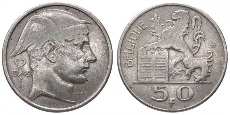 Belgio - Re Baldovino (1948 - 1993) 50 Francs 1949 - KM# 136 - Ag

BB

Note:...