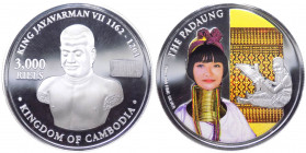 Cambogia - Regno (dal 1993) 3000 Riels 2009 "The Padaung" - KM#123 - Ag proof - In capsula - gr. 20,00

FS

Note: Worldwide shipping