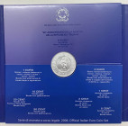 Repubblica Italiana - Monetazione in Euro (dal 2001) Serie 2006 composta da 9 valori comprensiva del 5 euro "60° Anniversario della nascita della repu...