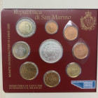 Repubblica di San Marino - Monetazione in Euro (dal 2001) Serie 2006 composta da 9 Valori comprensivo del 5 Euro in Ag - In Folder

FDC

Note: Wor...