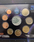 Repubblica di San Marino - Monetazione in Euro (dal 2001) Serie 2009 "Astronomia" composta da 9 Valori comprensivo del 5 Euro in Ag - In Folder

FDC...