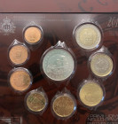 Repubblica di San Marino - Monetazione in Euro (dal 2001) Serie 2011 "I Primi Uomini nello Spazio" composta da 9 Valori comprensivo del 5 Euro in Ag -...