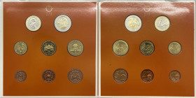 Austria - Repubblica d'Austria (dal 1955) serie 2008 - composta da 8 valori - Euro 2 - Euro 1 - Cent 50 - Cent 20 - Cent 10 - Cent 5 - Cent 2 - Cent 2...