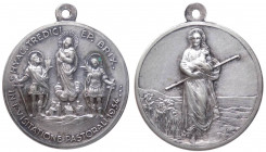 Medaglia votiva - per la visita pastorale del Vescovo di Brescia Giacinto Tredici - 1934 - Ae argentato

n.a.

Note: Shipping only in Italy