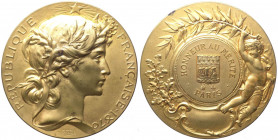 Medaglia - al merito per la città di Parigi - raffigurazione della Marianna - 1870 - opus Bottee - Ae dorato

n.a.

Note: Shipping only in Italy