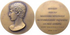 Medaglia - d'apres l'antique - emessa per la Direzione Generale dell'Educazione Fisica a Mont Valerien-Etoile - 1946 - opus Delannoy - Ae

n.a.

N...