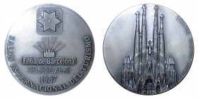 Medaglia - Barcellona, medaglia del Salone Internazionale del Turismo, 1987 - D/ SALON INTERNACIONAL DEL TURISMO - FERIA DE BARCELONA - 23 AL 26 ABRIL...