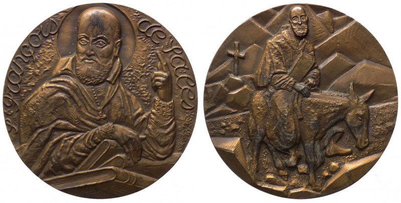 Medaglia - dedicata a San Francesco di Sales - opus Simon - Ae 

BB+

Note: ...