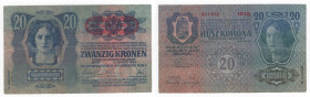 Austria - Repubblica dell'Austria tedesca (1918-1919) - 20 kronen - emissione del 1919, seconda edizione - N°serie: 321642 1032 - Pick#53

qSPL

N...