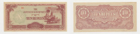 Birmania - Occupazione Giapponese 10 Rupees 1944 - Serie BA - Pick#16

n.a.

Note: Shipping only in Italy