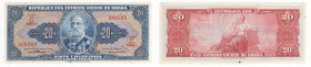 Brasile - Repubblica degli Stati Uniti del Brasile - 20 Cruzeiros 1961 - "Deodoro de Fonseca" - P168a

n.a.

Note: Worldwide shipping