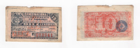 Colombia - Banca Nazionale della Repubblica della Colombia - 10 Centavos 1900 - N°013941 - Pieghe / Strappi / Macchie

n.a.

Note: Shipping only i...