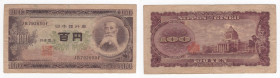 Giappone - Banca del Giappone - 100 Yen 1953 - "Taisuke Itagaki"- N°JB792650F - P90c

n.a.

Note: Worldwide shipping