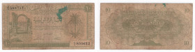 Libia - Regno Unito della Libia - 10 Piastres 1951 -"Treasury"- P6 - Pieghe / Strappi / Macchie

n.a.

Note: Worldwide shipping