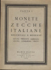 RATTO M. Milano, 20 - Marzo, 1952. I parte Monete di Zecche italiane medioevali e moderne. Savoia - Piemonte - Sardegna - Liguria - Lombardia - Veneto...