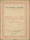 SANTAMARIA P&P. - Roma, 8 - Ottobre, 1959. Collezzione Nazarri. Monete italiane contemporanee, Monete di Milano. pp. 68, nn. 1040, tavv. 18. Ril ed. o...