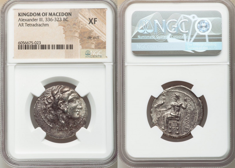 MACEDONIAN KINGDOM. Alexander III the Great (336-323 BC). AR tetradrachm (27mm, ...