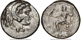 MACEDONIAN KINGDOM. Alexander III the Great (336-323 BC). AR tetradrachm (25mm, 12h). NGC Choice Fine. Lifetime issue of 'Babylon', ca. 325-323 BC. He...