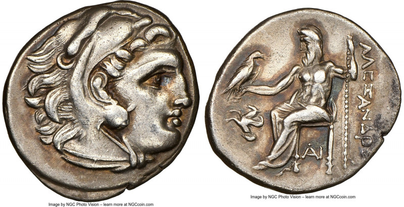 MACEDONIAN KINGDOM. Alexander III the Great (336-323 BC). AR drachm (18mm, 3h). ...