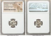 MACEDONIAN KINGDOM. Alexander III the Great (336-323 BC). AR drachm (16mm, 11h). NGC XF. Fine. Posthumous issue of Abydus, ca. 310-301 BC. Head of Her...