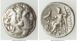 MACEDONIAN KINGDOM. Alexander III the Great (336-323 BC). AR drachm (17mm, 4.23 gm, 12h). Choice Fine. Posthumous issue of 'Colophon', ca. 310-301 BC....