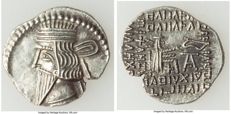 PARTHIAN KINGDOM. Pacorus I (ca. AD 78-120). AR drachm (21mm, 3.36 gm, 12h). Cho...