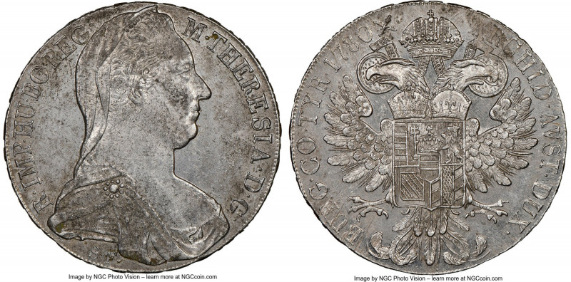 Maria Theresa Taler 1780-Dated (1815-1828) MS61 NGC, Milan mint, Hafner-36d. 
...