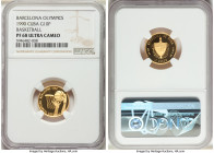 Republic gold Proof 10 Pesos 1990 PR68 Ultra Cameo NGC, KM342. Barcelona Olympics Basketball. AGW 0.0999 oz. 

HID09801242017

© 2020 Heritage Auc...