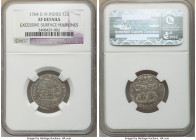 Danish Colony. Frederick V 12 Skilling 1764 XF Details (Excessive Surface Hairlines) NGC, KM6.2. Anthracite toning. 

HID09801242017

© 2020 Herit...