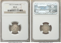 Danish Colony. Christian IX 10 Cents 1905-(h) MS62 NGC, Copenhagen mint, KM78.

HID09801242017

© 2020 Heritage Auctions | All Rights Reserved