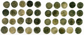 20-Piece Lot of Uncertified Assorted Deniers ND (12th-13th Century) VF, Includes (19) Le Marche and (1) St. Martial. Average size 18.7mm. Average weig...