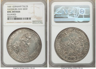 Augsburg. Free City "City View" Taler 1641 UNC Details (Cleaned) NGC, KM77, Dav-5039. 

HID09801242017

© 2020 Heritage Auctions | All Rights Rese...