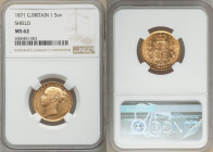 Victoria gold "Shield" Sovereign 1871 MS62 NGC, KM752, S-3856. Die # 22. AGW 0.2355 oz. 

HID09801242017

© 2020 Heritage Auctions | All Rights Re...