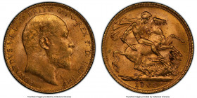 Edward VII gold Sovereign 1909 MS64 PCGS, KM805, S-3969. AGW 0.2355 oz. 

HID09801242017

© 2020 Heritage Auctions | All Rights Reserved