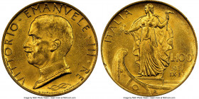 Vittorio Emanuele III gold 100 Lire Anno IX (1931)-R MS62 NGC, Rome mint, KM72. AGW 0.2546 oz. 

HID09801242017

© 2020 Heritage Auctions | All Ri...