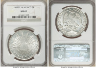 Republic 8 Reales 1868 Zs-YH MS62 NGC, Zacatecas mint, KM377.13, DP-Zs53. Frosty white surfaces. 

HID09801242017

© 2020 Heritage Auctions | All ...