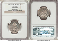 Republic 25 Centavos 1887 Mo-M MS64 Prooflike NGC, Mexico City mint, KM406.7. Lightly toned over flashy surfaces. 

HID09801242017

© 2020 Heritag...