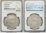 Ferdinand VI 8 Reales 1753 LM-J AU Details (Corrosion) NGC, Lima mint, KM55.1.

HID09801242017

© 2020 Heritage Auctions | All Rights Reserved